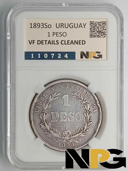 1893So Uruguay 1 Peso