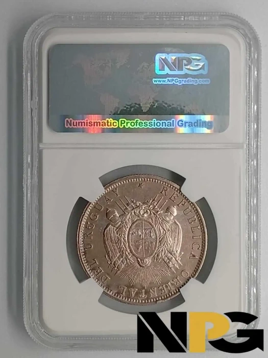 1894 Uruguay 50 Centesimos -  1 - Uruguay