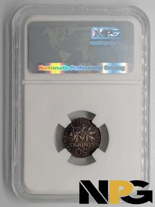 1898 France 50 Centimes - - France