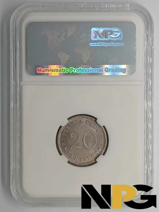 1899 Uruguay 20 Centavos -  1 - Uruguay