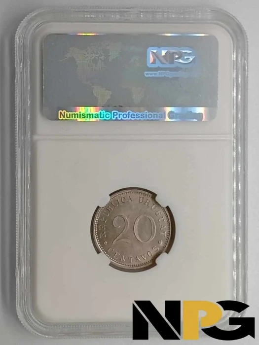 1899 Uruguay 20 Centavos -  1 - Uruguay