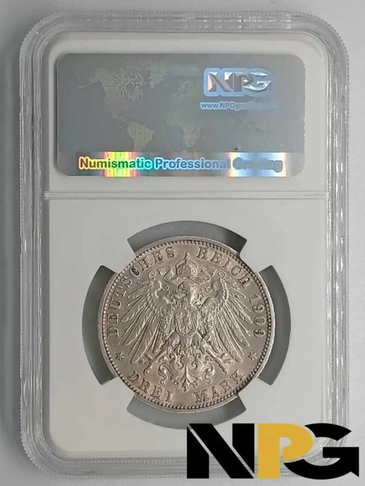 1909a Germany 3 Marks 1 - Germany