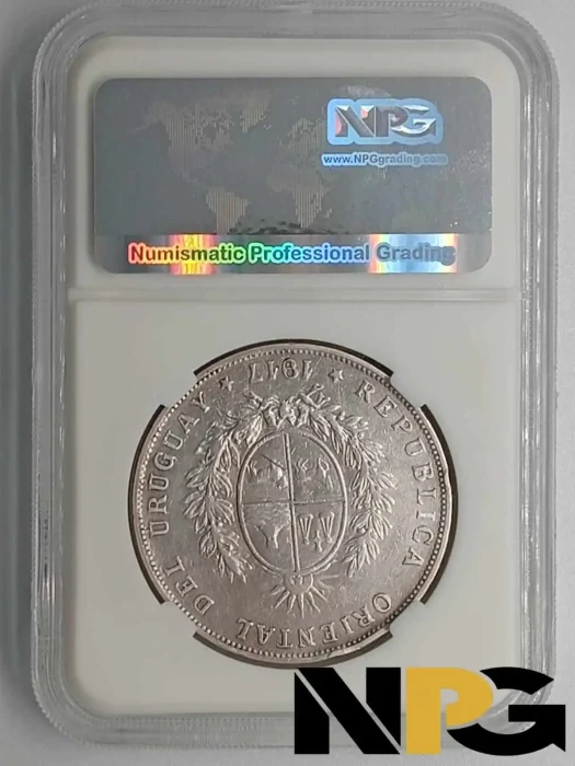 1917 Uruguay 1 Peso -  1 - Uruguay