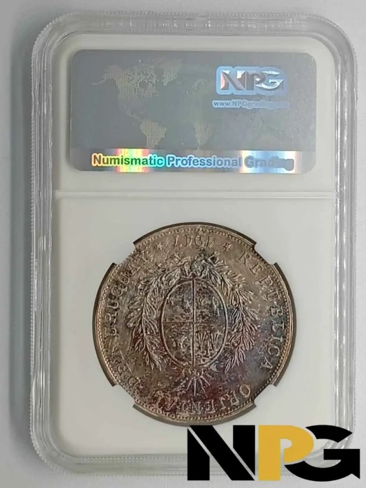 1917 Uruguay 1 Peso -  1 - Uruguay