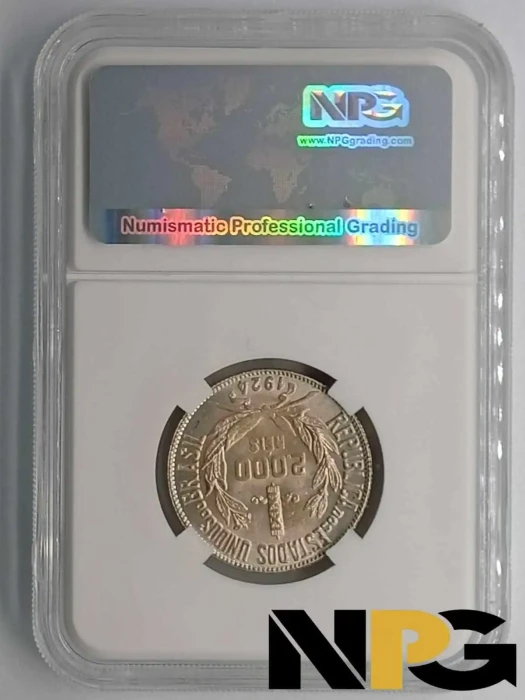 1924 Brazil 2000 Reis -  1 - Brazil