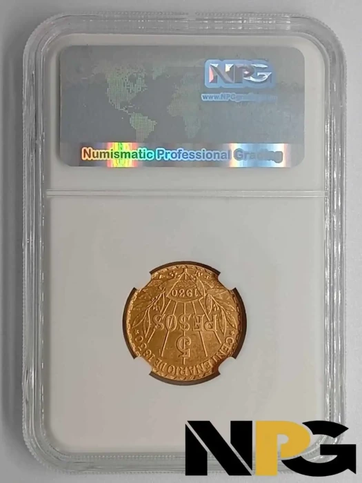 1930 Uruguay 5 Pesos -  1 - Uruguay