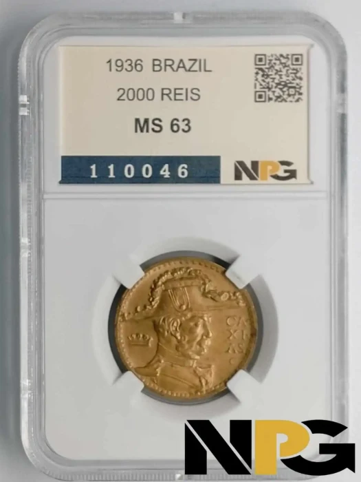 1936 Brazil 2000 Reis