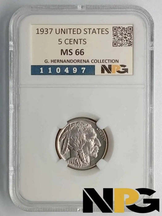 1937 USA 5 Cents