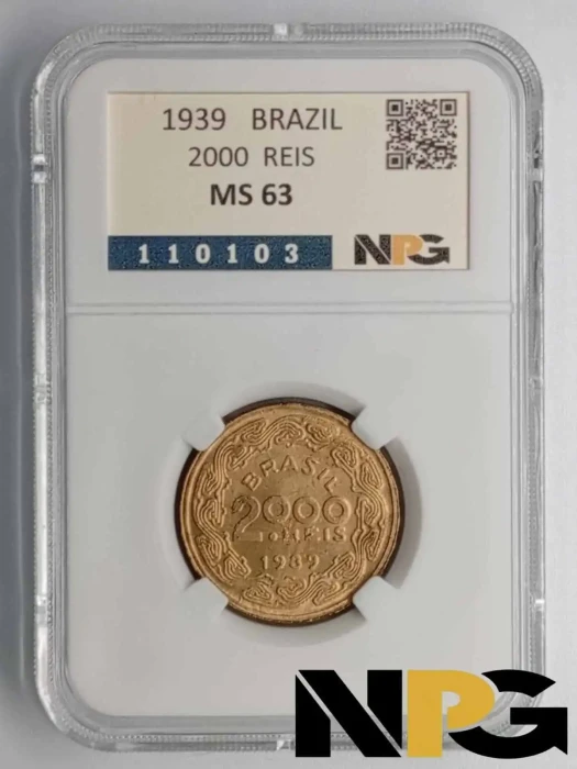 1939 Brazil 2000 Reis