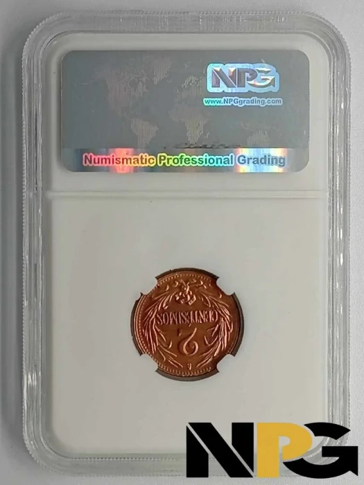 1943 Uruguay 2 Centesimos -  1 - Uruguay