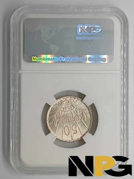 1943 Uruguay 50 Centesimos -  1 - Uruguay