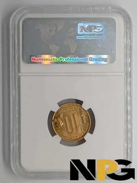 1944 Argentina 10 Centavos -  1 - Argentina