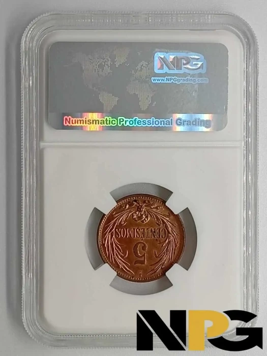 1946so Uruguay 5 Centesimos 1 - Uruguay