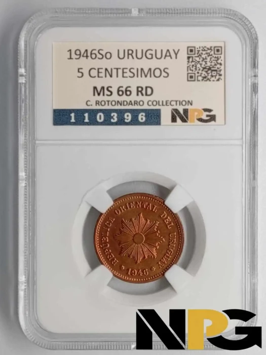 1946So Uruguay 5 Centesimos