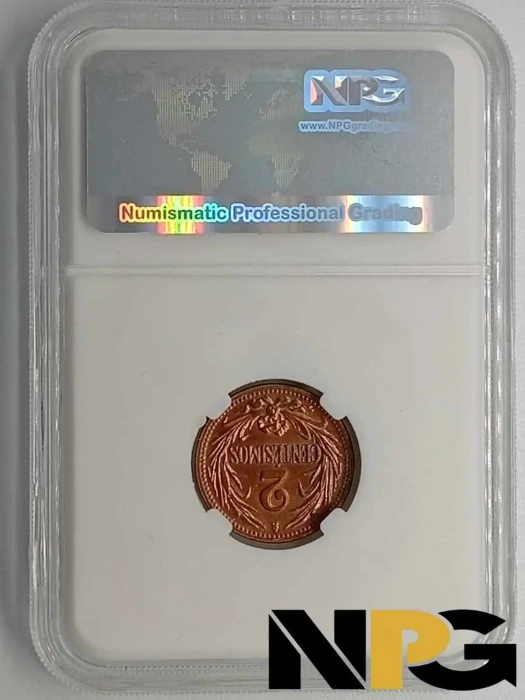 1949so Uruguay 2 Centesimos 1 - Uruguay