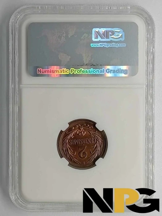 1951s Uruguay 2 Centesimos -  1 - Uruguay