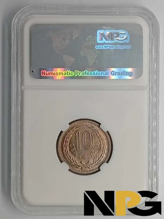 1959 Uruguay 10 Centesimos -  1 - Uruguay