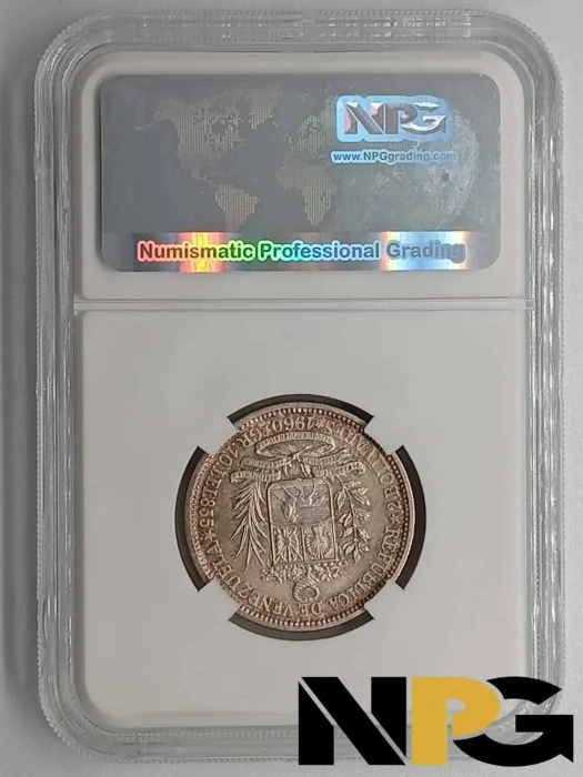 1960 Venezuela 2 Bolivares 1 - Venezuela