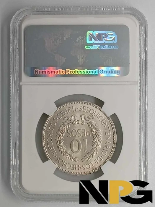 1961 Uruguay 10 Pesos -  1 - Uruguay