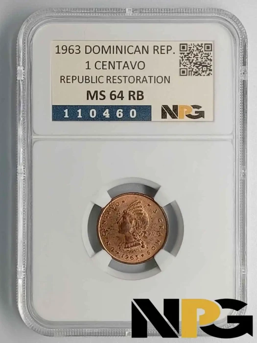 1963 Dominican R. 1 Centavo