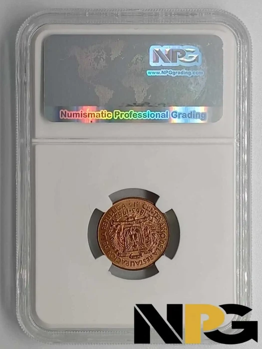 1963 Dominican R 1 Centavo - Dominican R.