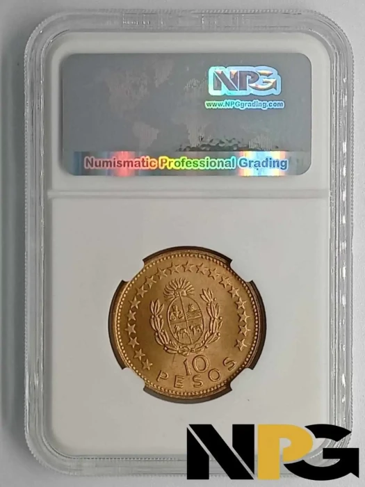 1965 Uruguay 10 Pesos -  1 - Uruguay