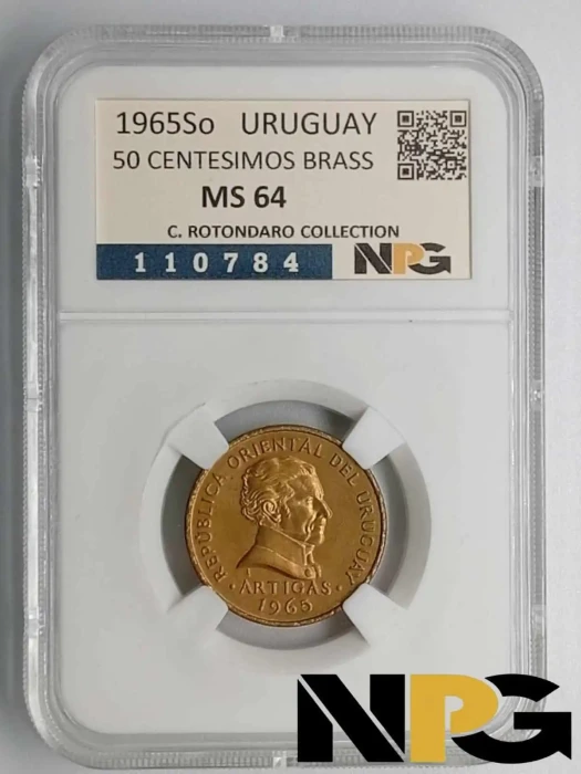 1965So Uruguay 50 Centesimos