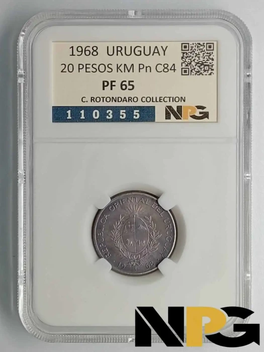 1968 Uruguay 20 Pesos PnC84