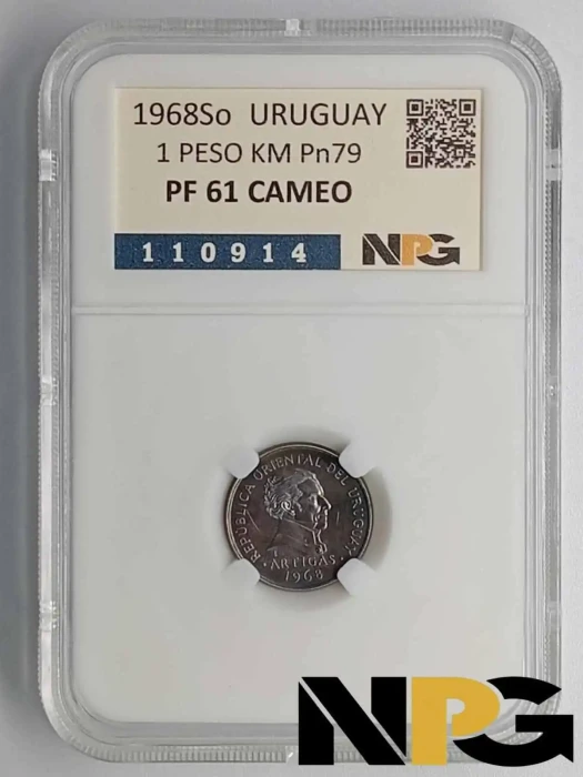 1968So Uruguay 1 Peso