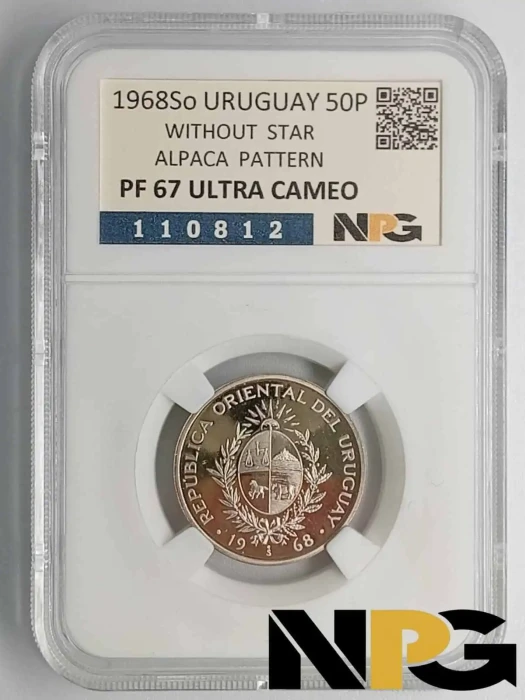 1968So Uruguay 50 Pesos