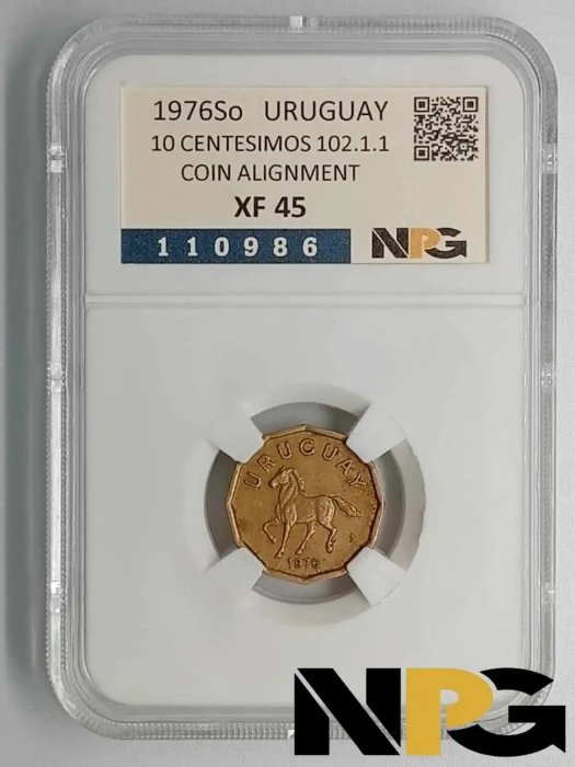 1976So Uruguay 10 CENTESIMOS 102.1.1