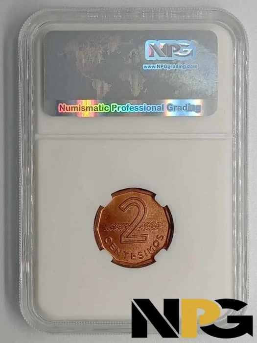 1977so Uruguay 2 Centesimos 1 - Uruguay