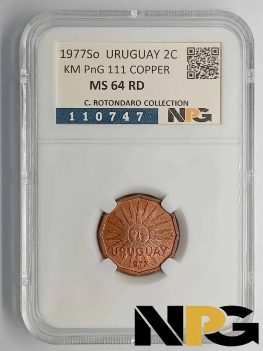 1977So Uruguay 2 Centesimos