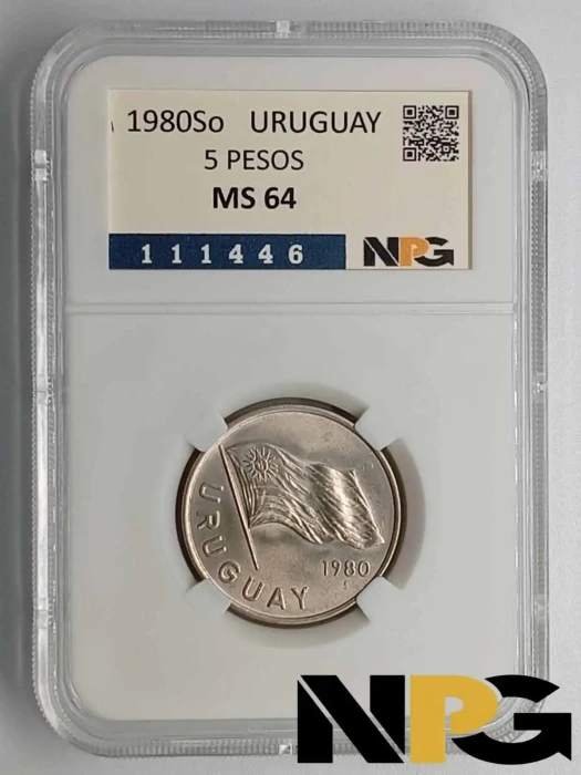 1980So Uruguay 5 Pesos