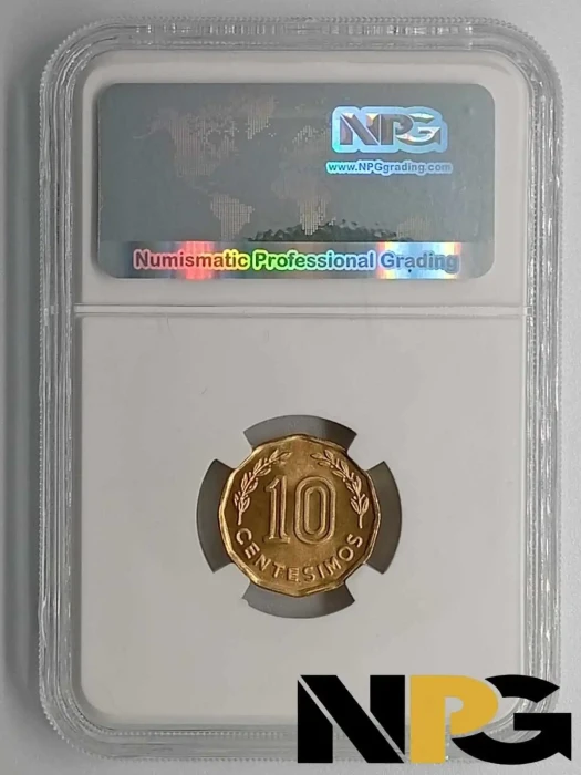 1981s Uruguay 10 Centesimos -  1 - Uruguay