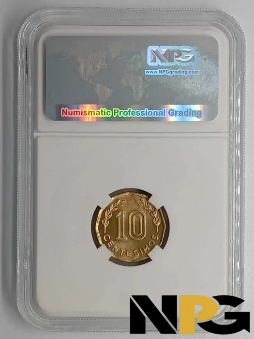 1981s Uruguay 10 Centesimos -  1 - Uruguay