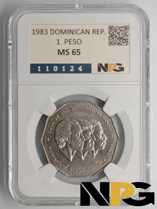 1983 Dominican Republic 1 Peso