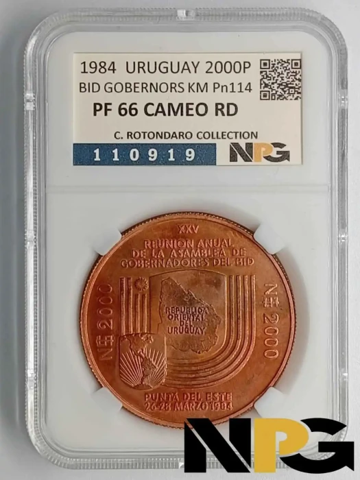 1984 Uruguay  N$ 2000