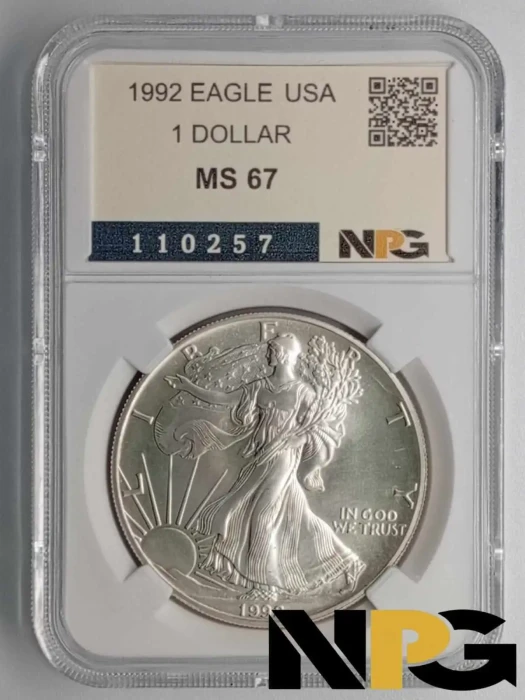 1992 EAGLE USA 1 DOLLAR