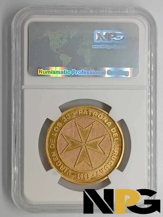 1993 Uruguay Virgen De Los 33 Medal 1 - Uruguay