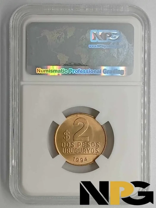 1994 Uruguay 2 Pesos -  1 - Uruguay
