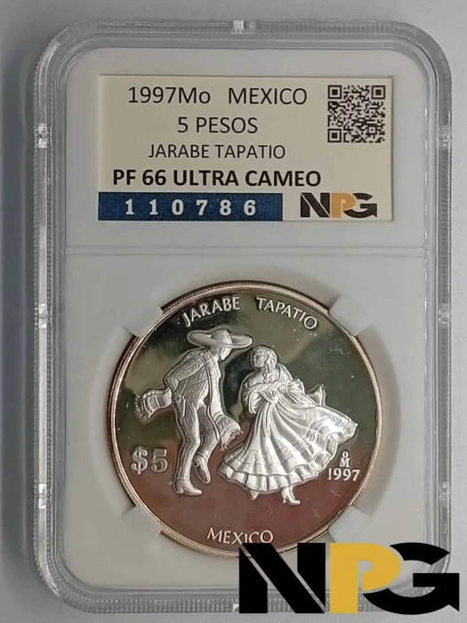 1997Mo Mexico 5 Pesos