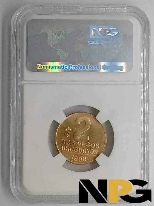 1998so Uruguay 2 Pesos 1 - Uruguay