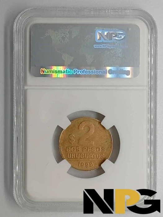 1998so Uruguay 2 Pesos 1 - Uruguay