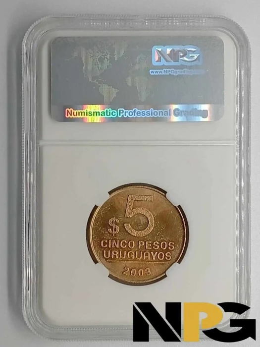2003 Uruguay 5 Pesos -  1 - Uruguay