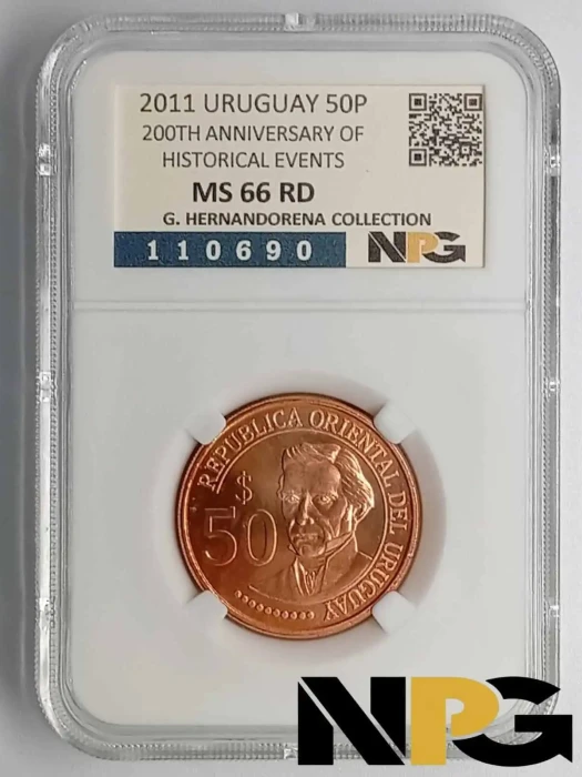 2011 Uruguay 50 Pesos