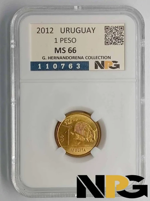 2012 Uruguay 1 Peso