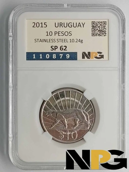 2015 Uruguay 10 Pesos