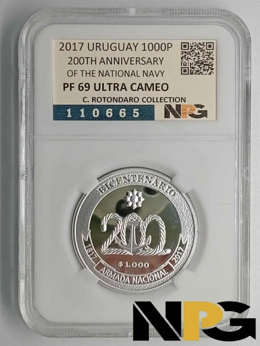 2017 Uruguay 1000 Pesos