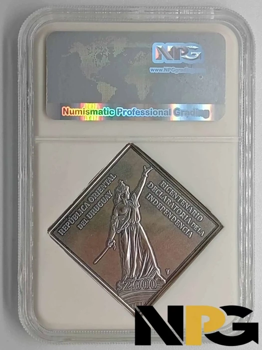 Bicentennial Independence Uruguay 2000 Pesos 1 - Uruguay